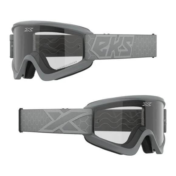 Masque cross EKS GOX FLAT OUT – CLEAR 2025 – Rouge / Bleu Ref : KS0066