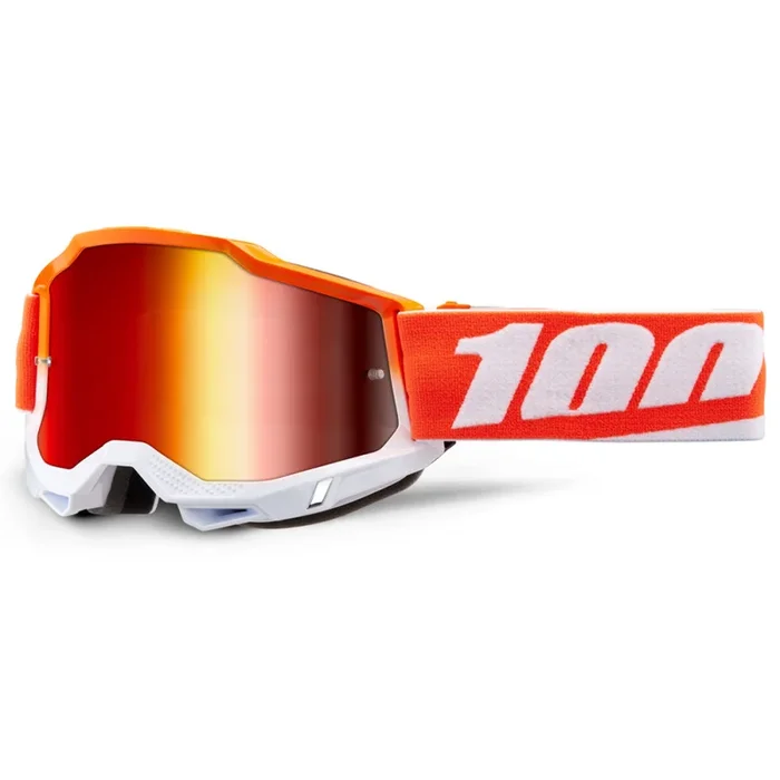 Masque Cross Enfant ACCURI 2 Matigofun Ecran Miroir Rouge