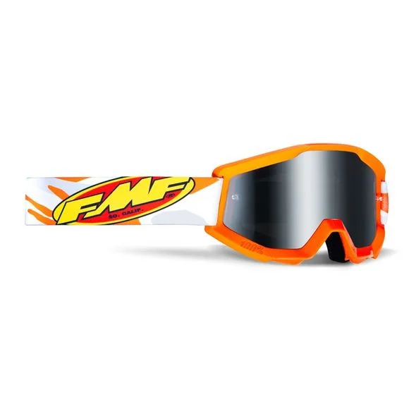 Masque cross FMF VISION POWERCORE ASSAULT GREY IRIDIUM 2022 – Orange / Blanc Ref : FMF VISION0029 / F5005100002