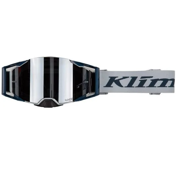 Masque cross KLIM RAGE OFF-ROAD COOL GRAY 2023 – Iridium / Gris Ref : KLI0352 / 3428-000-000-002