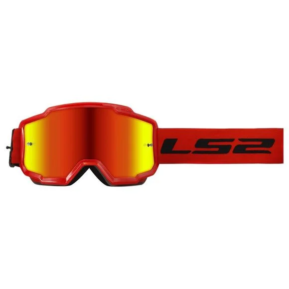 Masque cross LS2 CHARGER IRIDIUM VISOR 2024 – Noir / Rouge Ref : LS0946 / 7202011032