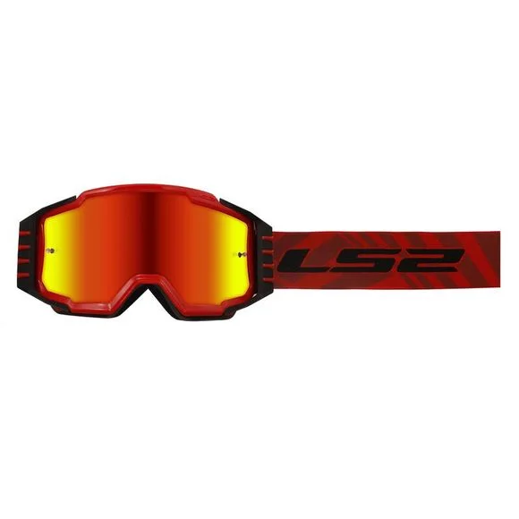 Masque cross LS2 CHARGER PRO IRIDIUM VISOR 2024 – Noir / Rouge Ref : LS0952 / 7202012032