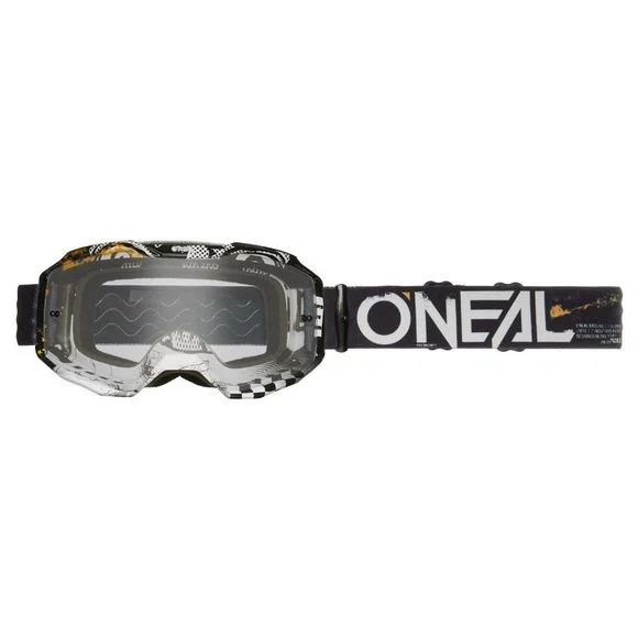 Masque cross O’Neal B-10 – ATTACK V24 – CLEAR 2024 – Noir / Blanc Ref : OL1939