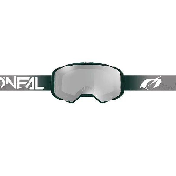Masque cross O’Neal B-20 – COVERT 2025 – Gris / Vert Ref : OL2036 / 6038-013