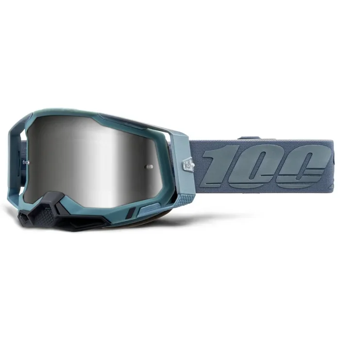 Masque Cross RACECRAFT 2 Battleship Ecran Miroir Argent