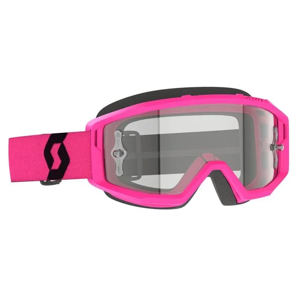 Masque cross Scott Primal clear – pink/black clear works 2024 – Rose / Noir Ref : SCO1377 / 2785981665113