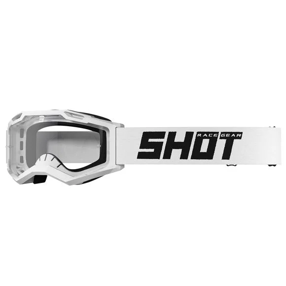 Masque cross Shot ASSAULT 2.0 – SOLID WHITE GLOSSY 2023 – Blanc Ref : SO2294 / A09-29B1-C10