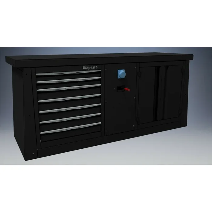 Meuble 2m BIKE LIFT 7 tiroirs/air-electricité/armoire – MF-BL2000+M1+M8+M10