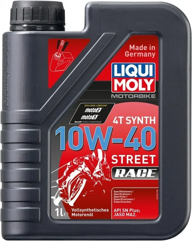 Motorbike 4T Synth 10W-40 Street Race | 1 litre ou 4 litres