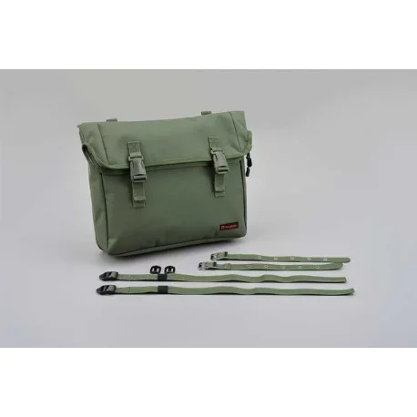 MOTORCYCLE VINTAGE SIDE BAG KHAKI WATERPROOF DAYTONA 8L
