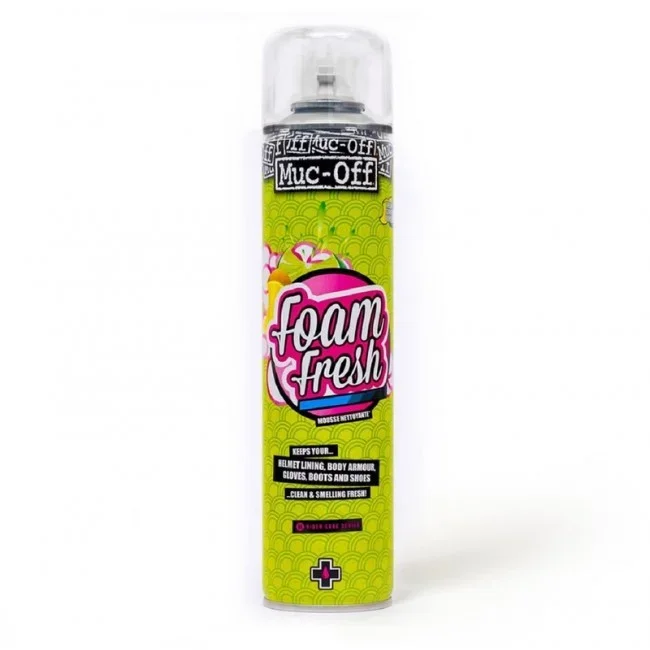 Mousse nettoyante MUC-OFF Helmet Foam Fresh – spray 400ml