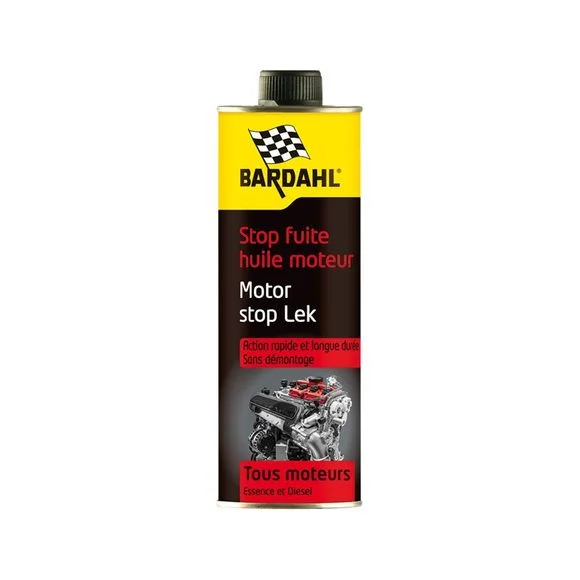 Nettoyant moteur Bardahl Stop-FUITE Huile MOTEUR 300ML Universel Ref : BDH0046 / 1107