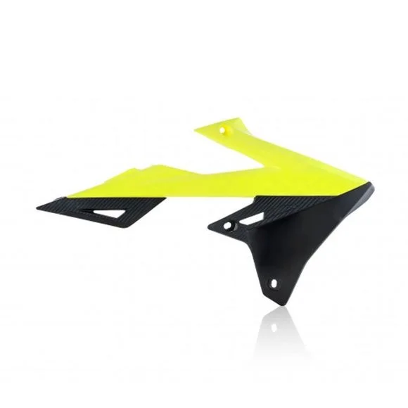 Ouie de radiateur Acerbis JAUNE FLUO/NOIR Ref : AE1996 / 0023061.443