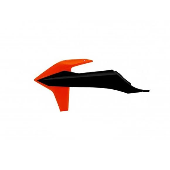 Ouie de radiateur Acerbis NOIR/ORANGE – Noir / Orange Ref : AE3250 / 0023500.313