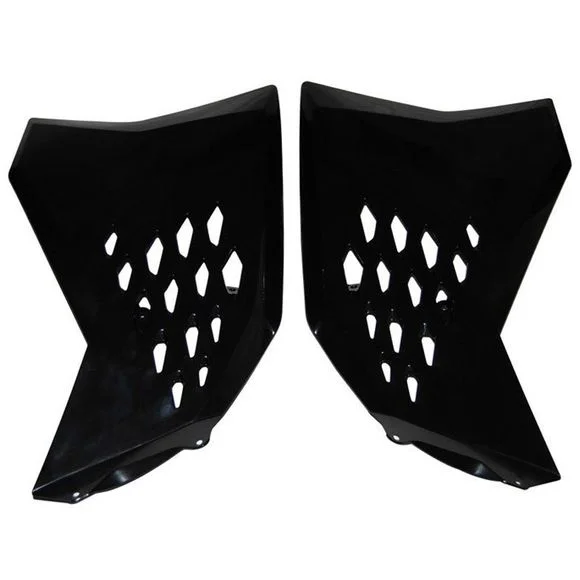 Ouie de radiateur Ufo noirKTM 65 65 SX – 2009 – 2015Ref : UF0383 / 1087351002