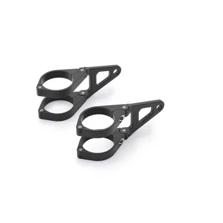 PAIR OF ALUMINUM HEADLIGHT BRACKETS, DIA. 43MM SHORT