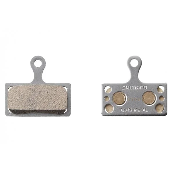 Paire de plaquette de frein vélo en métal et réssort avec goupille fendu G04S-MX
