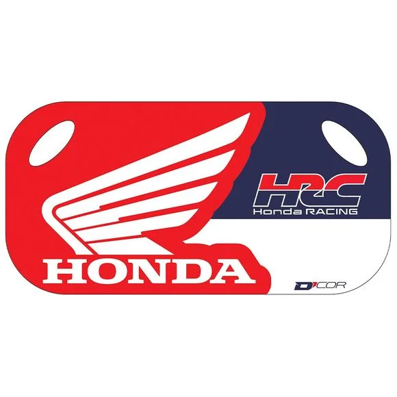 Panneautage D&rsquo;cor Honda HRC Universel – Rouge / Noir Ref : DCO0060 / 60-60-110