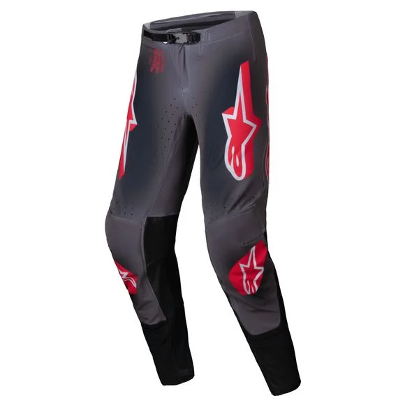 Pantalon cross Alpinestars SUPERTECH – LIPAN 2025 – Gris / Rouge Ref : AP3465
