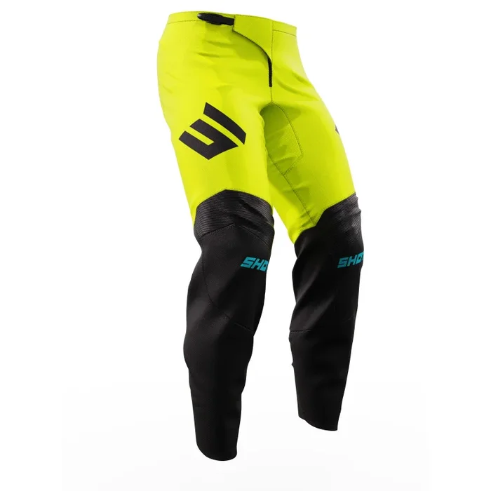 Pantalon Cross Enfant SHOT DRAW IRON Jaune Fluo