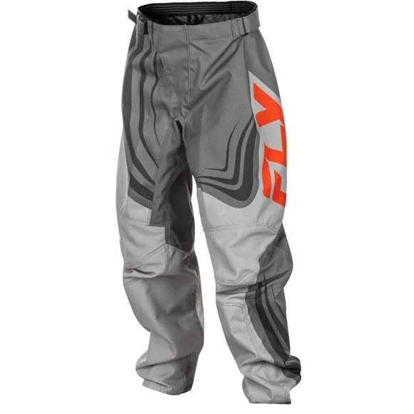 Pantalon cross Fly F-16 – ENFANT – Gris / Rouge Ref : FL1661