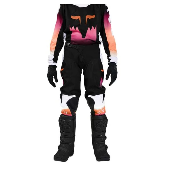 Pantalon cross Fox YOUTH GIRLS 180 FLORA – Noir / Jaune Ref : FX4173