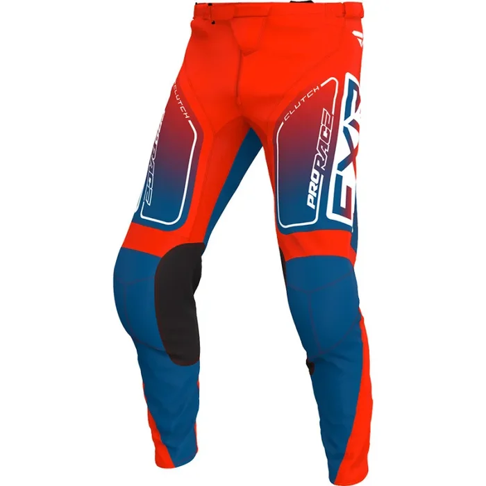 Pantalon Cross FXR CLUTCH 2024 Bleu Rouge