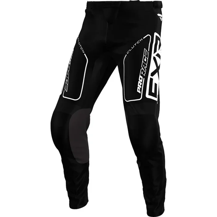 Pantalon Cross FXR CLUTCH 2024 Noir Blanc