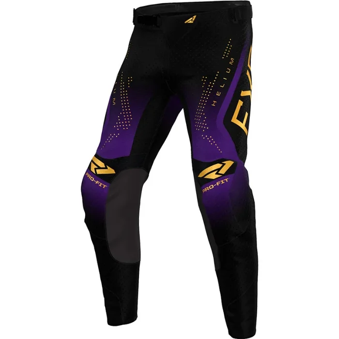Pantalon Cross FXR HELIUM 2024 Noir Violet Or