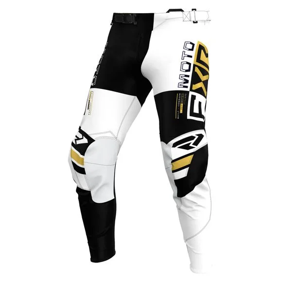 Pantalon cross FXR PODIUM PRO BATTALION 2024 – Blanc / Noir Ref : FXR0568