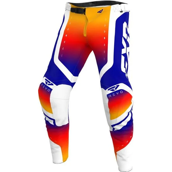 Pantalon cross FXR REVO PRO 2023 – Orange / Bleu Ref : FXR0424