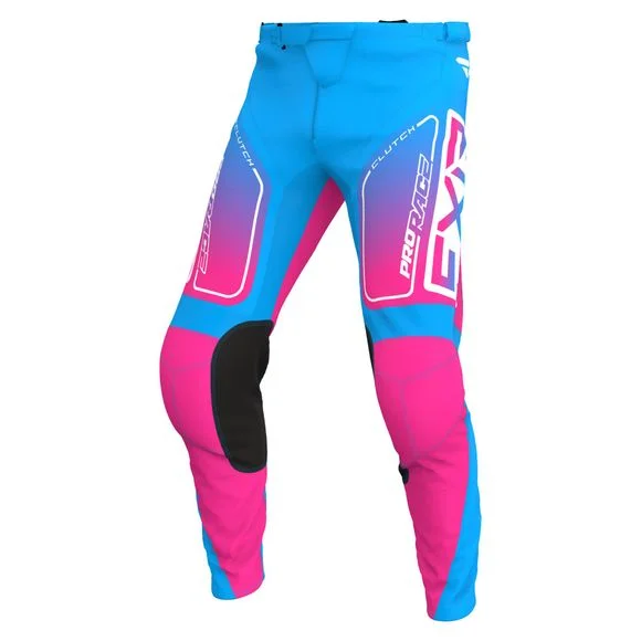 Pantalon cross FXR YOUTH CLUTCH 24 – Bleu / Rose Ref : FXR0530