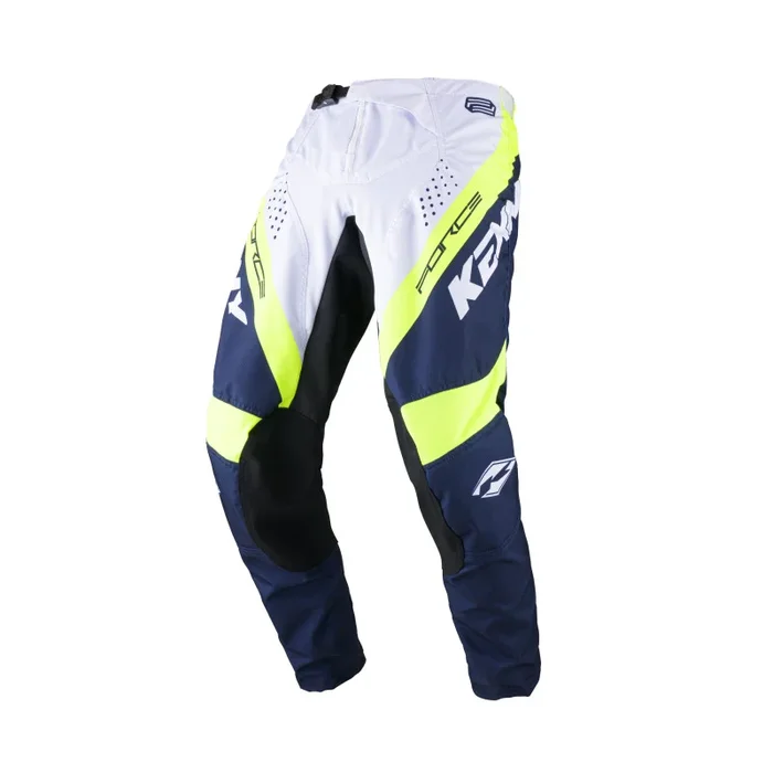 Pantalon Cross KENNY FORCE Bleu Jaune Fluo