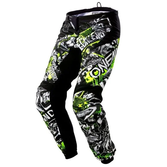 Pantalon cross O’Neal ELEMENT – ATTACK – BLACK HI-VIZ 2023 – Noir / Jaune Ref : OL0841