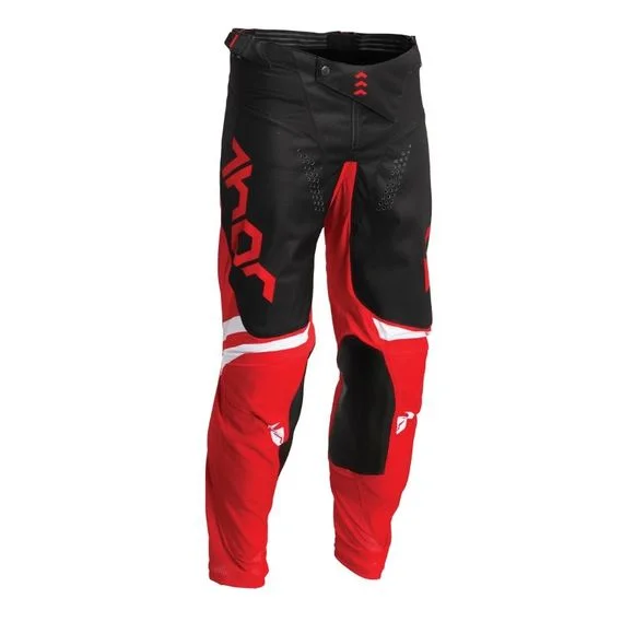Pantalon cross Thor PULSE CUBE RED WHITE 2023 – Rouge / Blanc Ref : TO2669