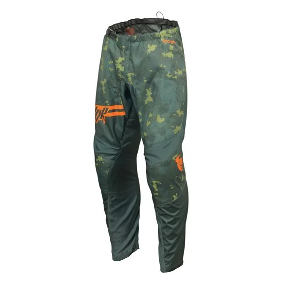 Pantalon cross Thor SECTOR DIGI 2024 – Vert / Blanc Ref : TO2979