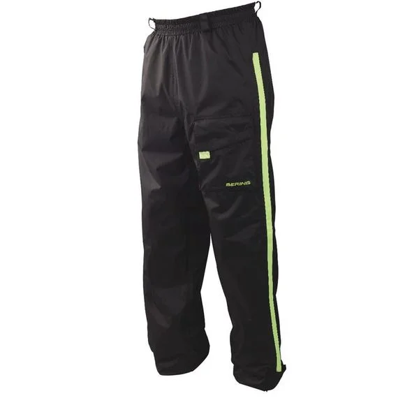 Pantalon de pluie Bering CHICAGO FLUO – Noir / Jaune Ref : BR0480