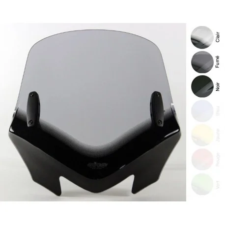 Pare brise MRA V-Flow Naked Bikes VFSZ avec spoiler