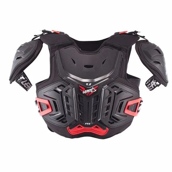 Pare pierre Leatt 4.5 PRO JUNIOR – Noir / Rouge Ref : LB0107