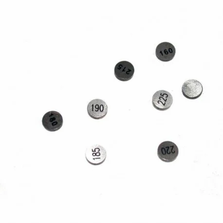 Pastilles de soupape TOURMAX Ø25X2,95mm – jeu de 2