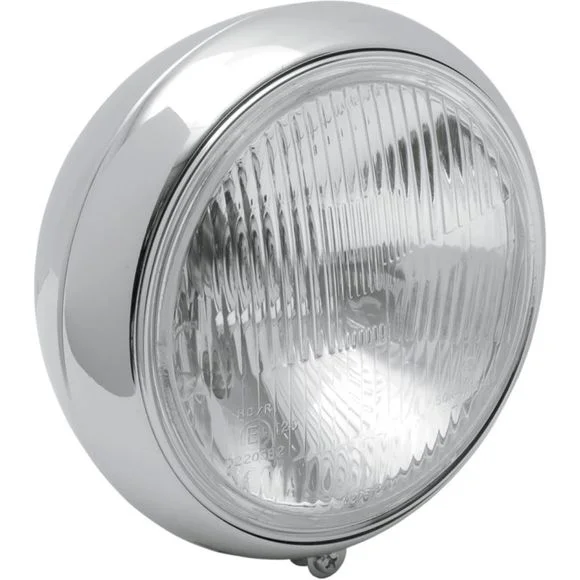 Phare avant Drag Specialties Assemblies diamètre 18 cm Universel – Gris Ref : DRG0089