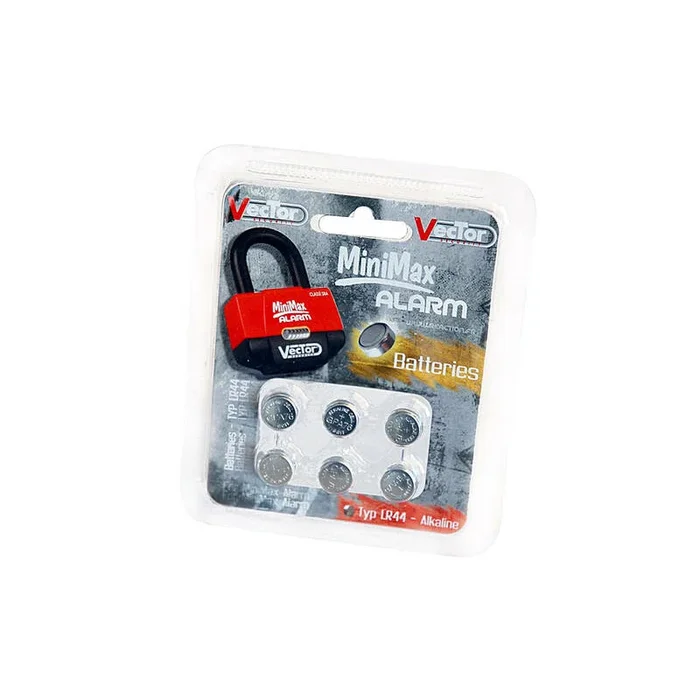 Piles pour antivol VECTOR – 1,5V 6 pièces