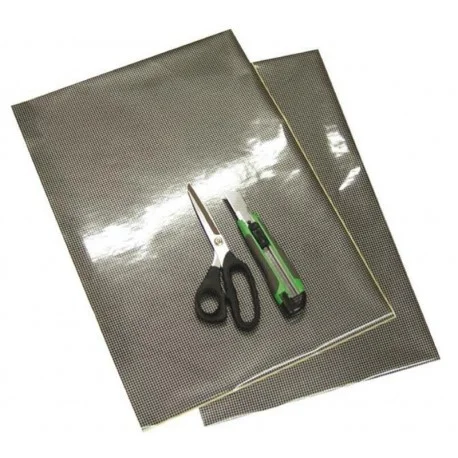 Planche Adhesive Crystall Respirante CARBONE livres par 2