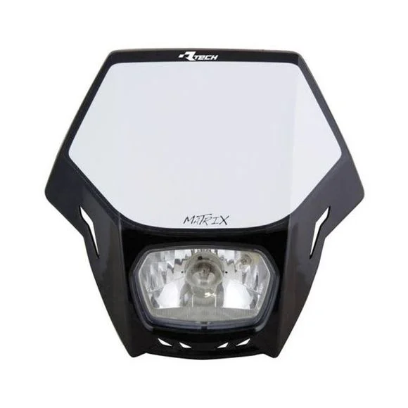 Plaque phare R-tech Matrix noir Universel – Noir Ref : RTH0572 / RMASKNR00007