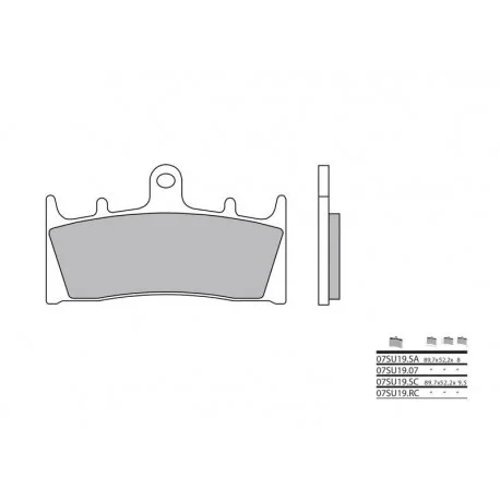 Plaquettes de frein BREMBO carbone ceramique – 07SU19RC