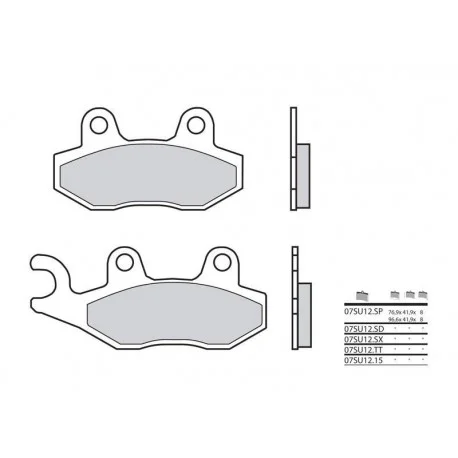 Plaquettes de frein BREMBO Off-Road metal fritte – 07SU12SD