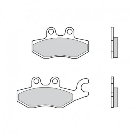 Plaquettes de frein BREMBO Scooter metal fritte 07060XS