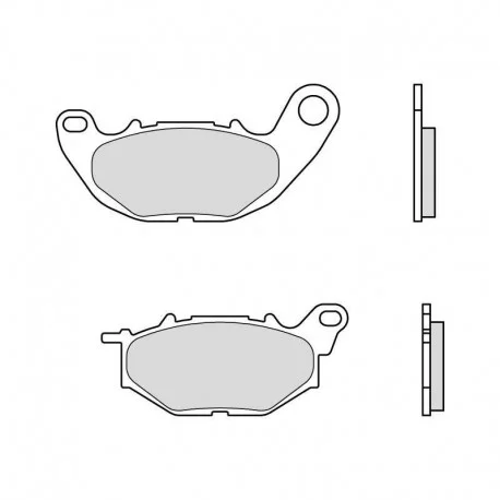 Plaquettes de frein moto BREMBO 07YA52SA metal fritte