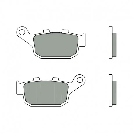 Plaquettes de frein moto route metal fritte BREMBO 07HO53SP
