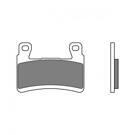 Plaquettes de frein moto route metal fritte BREMBO 07KA29SA